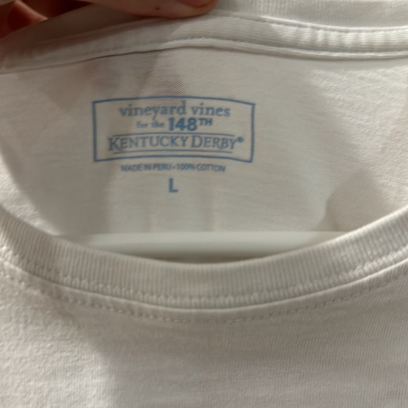 Vineyard Vines Large Kentucky Derby Long Sleeve Tee - Picture 2 of 5